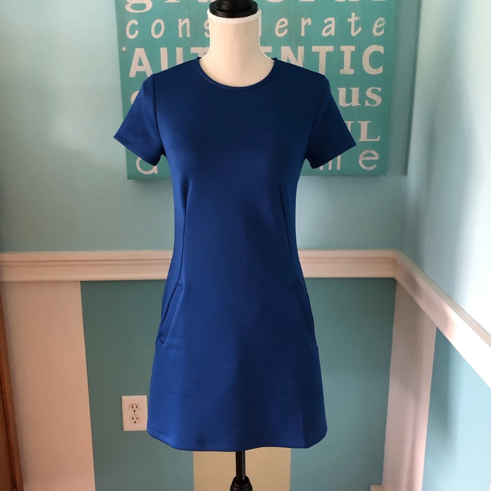 Tobi  Play It Right Cobalt Blue Dress w/Pockets XS